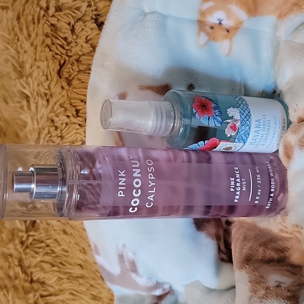 Pink Coconut Calypso & Havana Tropical Vanilla Body Spray